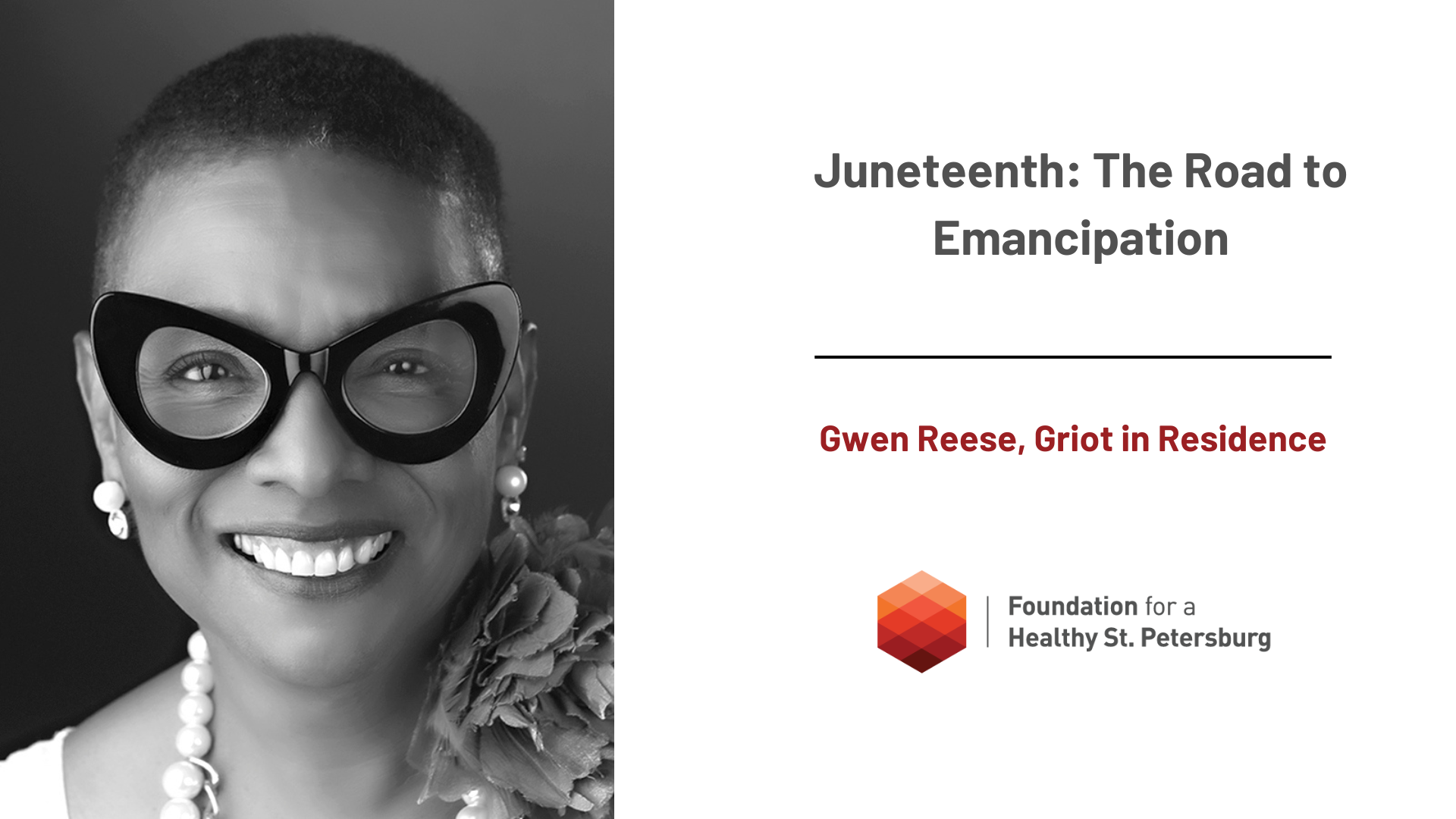Gwen Reese, Foundation Griot in Residence