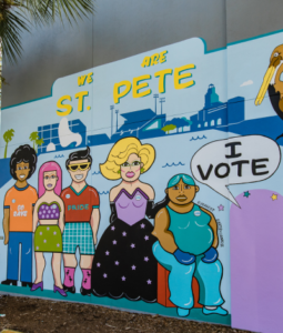 voting mural in st petersburg