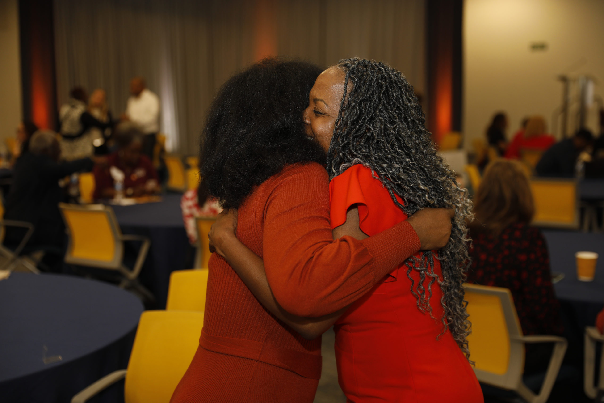Funded partner at grantmaking event