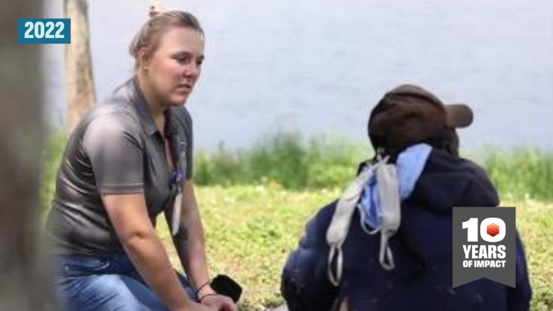 CALL counselor by pond