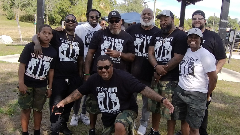 image of volunteers from Felons Ain't Failures volunteer team