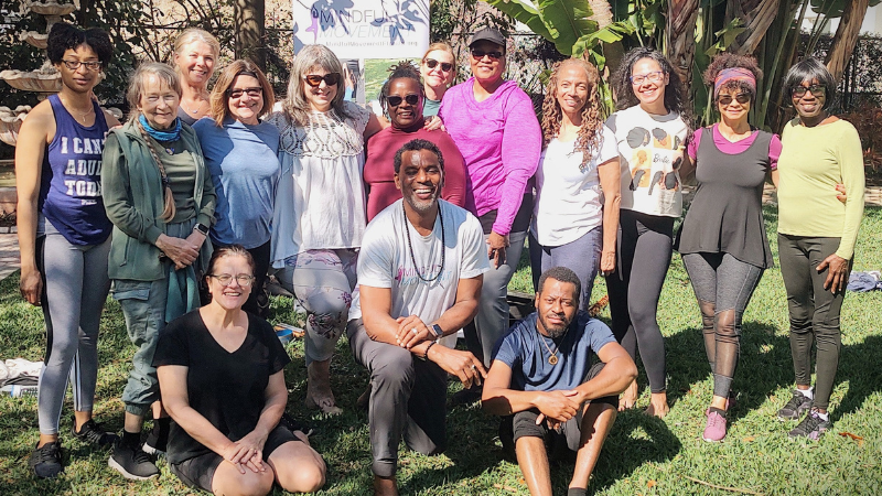 Photo of Mindful Movement participants